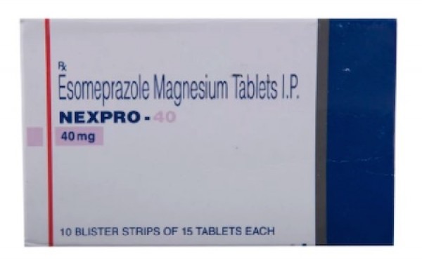 A box of generic Nexium 40mg  Tablets - Esomeprazole Magnesium