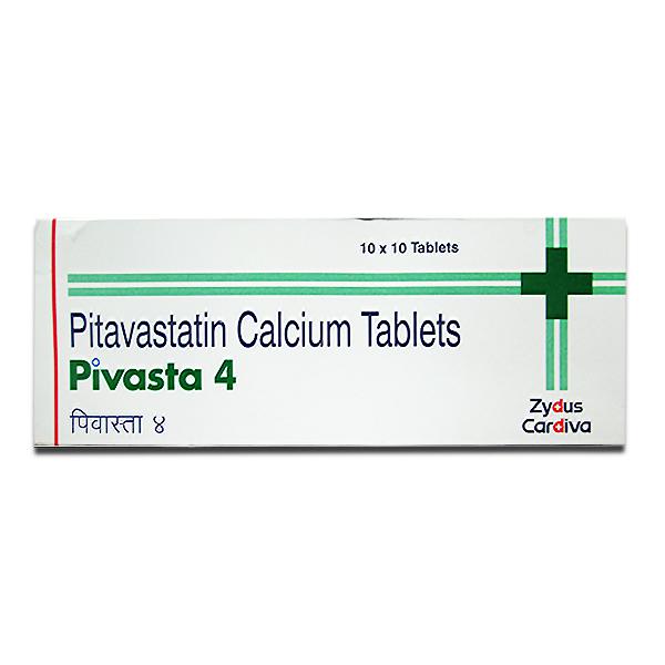 Box of generic Pitavastatin 4mg Tablets