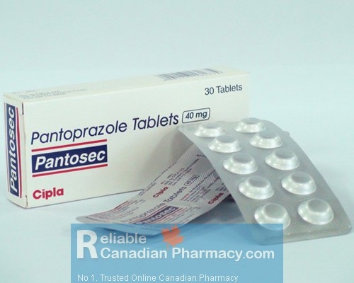 Box pack and two blisters of generic Protonix 40mg Tablets - Pantoprazole