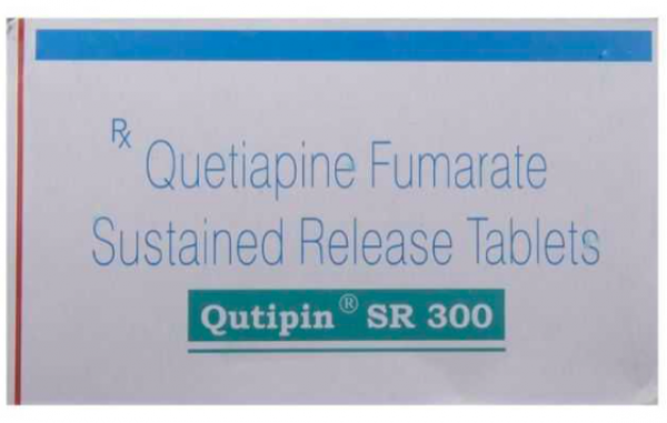 A box of Quetiapine 300mg Pill