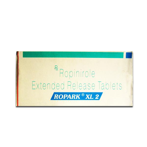 Box of generic ROPINIROLE 2mg Tablets