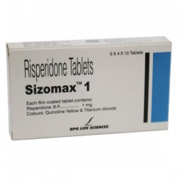 A box of Risperidone 1mg Pills 