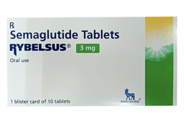 A box pack of Rybelsus 3mg Tablet