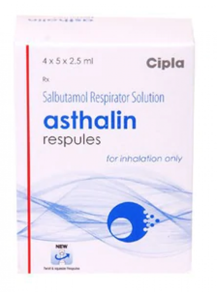 A box of Albuterol Respules 2.5mg/2.5ml Solution