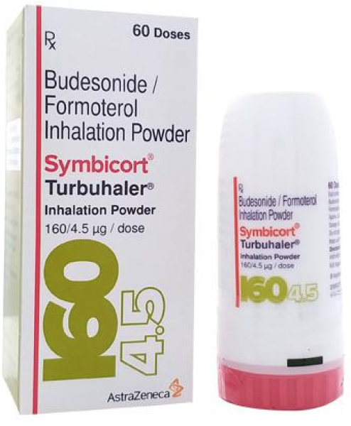 Symbicort 200mcg/6mcg (160mcg/4.5mcg) Turbuhaler 60 doses (International Brand Variant)