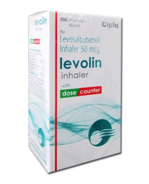 Box pack of generic Xopenex 50mcg Inhaler - Levosalbutamol