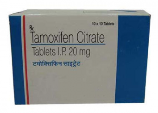 Box of generic Tamoxifen Citrate 20mg tablet