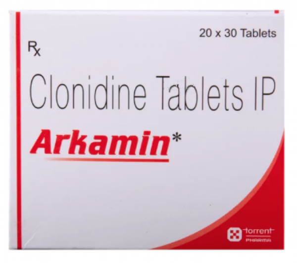 Box of generic Catapres 100mcg Tablets - clonidine
