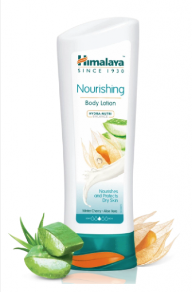 Bottle of Himalaya's Nourishing Body Lotion - Winter Cherry & Aloe Vera 200 ml