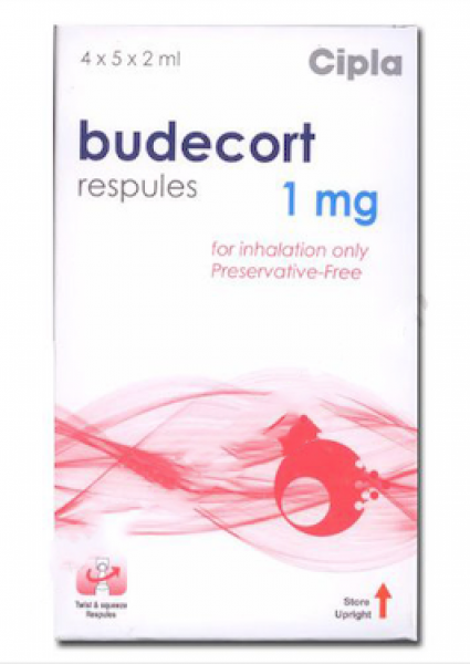 A box of Budesonide 1mg Respules