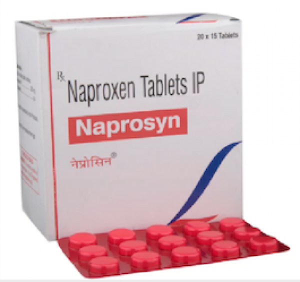 Box pack and a blister of Naprosyn 250 mg Pill