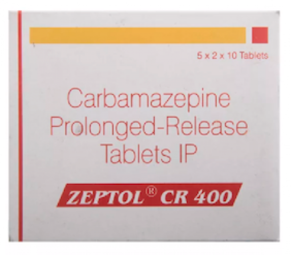 Box pack of Tegretol XR Generic 400 mg Pill - Carbamazepine