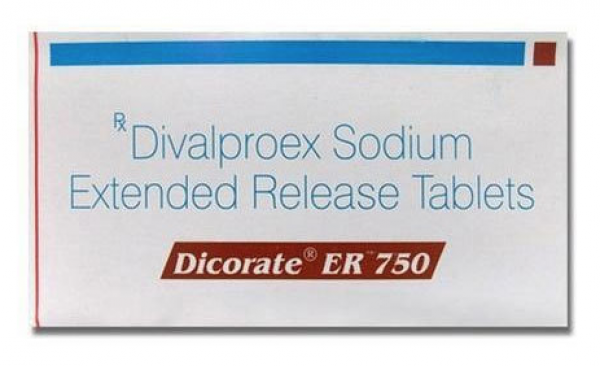 Box pack of Depakote ER Generic 750 mg Pill - Divalproex