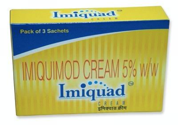 A box of Aldara Generic 5 % Cream - Imiquimod