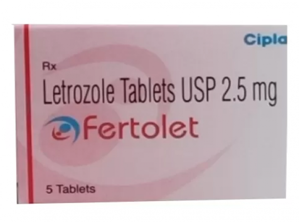 A box of generic Letrozole 2.5mg Tablet