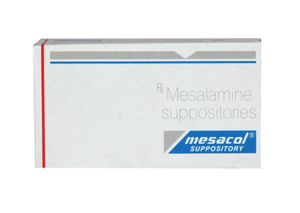 A pack of Mesalazine 500mg Suppository