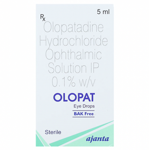 A box of Olopatadine 1mg/ml Eye Drop- 5ml solution