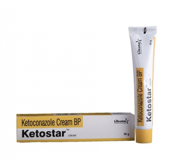Box and tube of generic Ketoconazole 2 Percent Cream ( 15gm Tube )