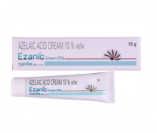 A tube and a box of Finacea Generic 10 % Cream 15gm - Azelaic Acid