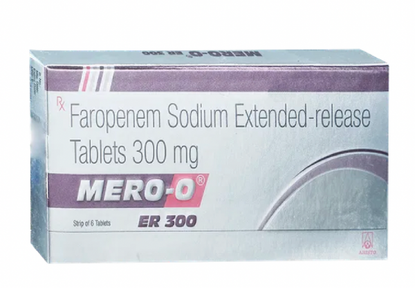 A box of Faropenem Generic 300mg ER Pill 
