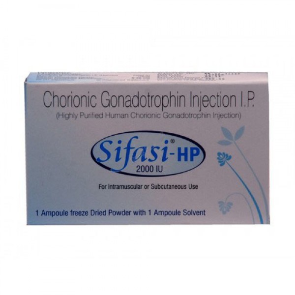 Box of generic HCG 2000IU (Highly Purified) - Sifasi-HP