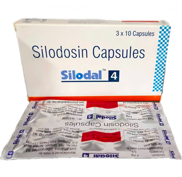 A box and a blister strip of Rapaflo Generic 4mg Capsule