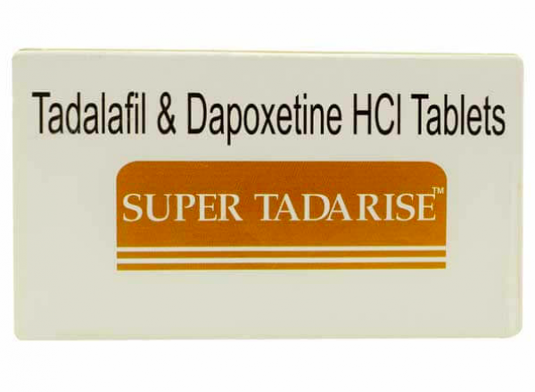 A box of Super Tadarise 20 Mg 60 Mg Pill