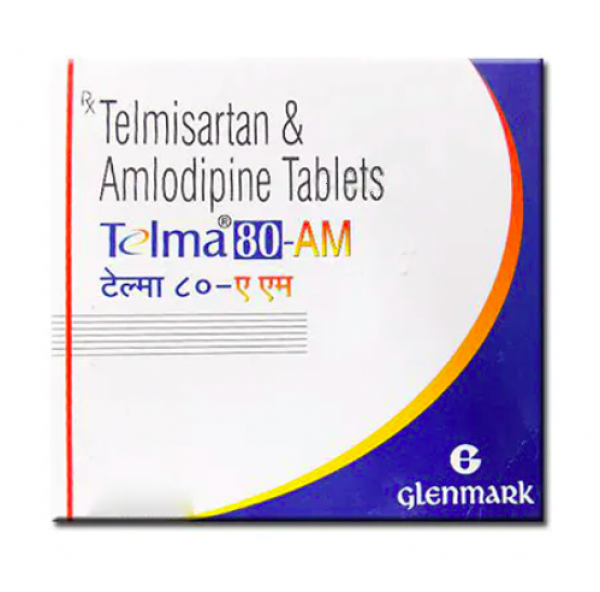 A box of Telmisartan (80mg) + Amlodipine (5mg) Pill