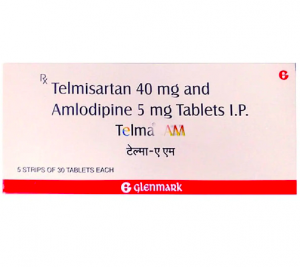 A box of Telmisartan (40mg) + Amlodipine (5mg) Pill