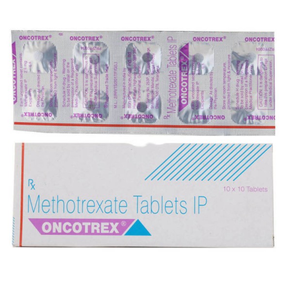 Box and blister of generic methotrexate 2.5mg tablets