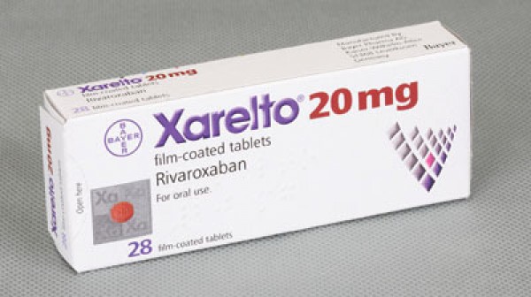 Pack of Xarelto 20mg Brand version