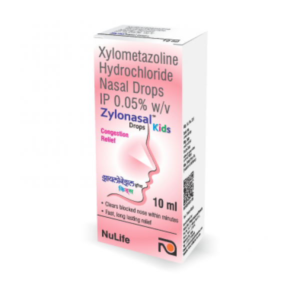 Xylometazoline Generic 0.05 Percent Kid Nasal Drops (10ml Bottle)