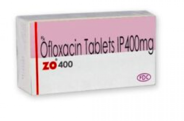 A box of Ofloxacin 400mg Pills