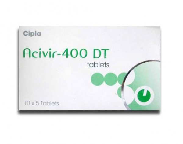 A box of Acyclovir 400mg tablet