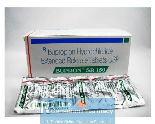 Box and a strip of generic Zyban 150mg  Tablets - Bupropion Hydrochloride