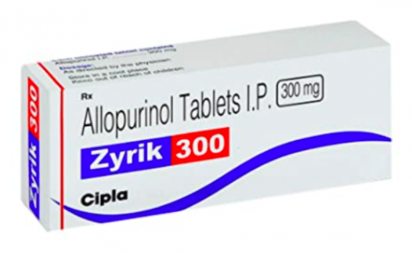 A box of Allopurinol 300mg Pills